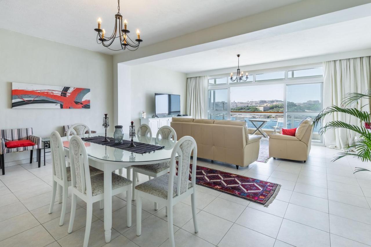 Stunning - Seafront 3-Bedroom 6Th Floor Sliema Eksteriør bilde